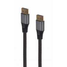 Gembird kábel DisplayPort (M/M), 8K, Premium, 1.8 m, čierny