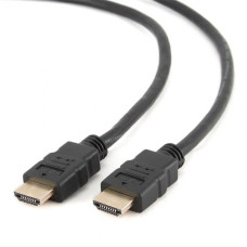 Gembird kabel HDMI High speed (M - M), pozlacené konektory, 0,5 m, černý, bulk balení