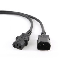 Gembird kabel napájecí prodlužovací (C13 na C14), VDE certifikovaný, 5 m