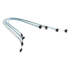 SUPERMICRO 70/59/48/38cm, SATA CBL Set of 4, Round Standard Connector to Right Angle Connector, PB Free