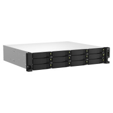 QNAP TS-1264U-RP-8G (4core 2,9GHz, 8GB RAM, 12x SATA, 2x 2,5GbE, 1x PCIe, 1x HDMI, 4x USB, 2x zdroj)