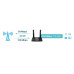 TP-Link TL-MR100 300Mbps N 4G LTE Router, 2xRJ45