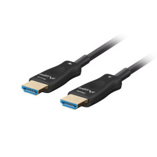 LANBERG KABEL HDMI M/M V2.1 100M OPTICKÝ ČERNÝ AOC