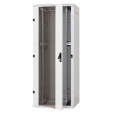 Stojan.rack rozebíratelný RZA 47U/600x1200 před.i zad.dveře perforace,černý