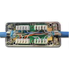 DATACOM Zářezová spojka STP CAT6A  LSA SILVER