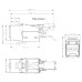 DATACOM STP Keystone 10G RJ45 CAT6A Silver