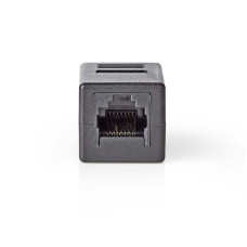 Nedis CCGB89000BK - Síťový Adaptér Cat 5 | RJ45 (8P8C) Zásuvka - RJ45 (8P8C) Zásuvka | Černá barva