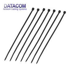 DATACOM Stahovací páska (3.6x300) černá 100ks