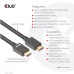 Club3D Kabel HDMI, Ultra High Speed, 4K120Hz, 8K60Hz Cable 48Gbps (M/M), 26AWG, 4m