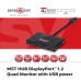 Club3D Video hub MST (Multi Stream Transport) DisplayPort na 4x DisplayPort, USB napájení