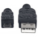 MANHATTAN Kabel propojovací USB 2.0  A Male / Micro-B Male, 1.8m, černý