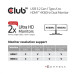 Club3D Adaptér USB A na 2xHDMI 2.0 Dual Monitor 4K 60Hz (M/F)