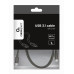 GEMBIRD Kabel USB 3.1 Type-C na Type-C kabel (CM/CM), 1m, datový, černá