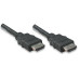 MANHATTAN kabel HDMI s Ethernetem, stíněný, 1m, Black