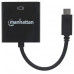 MANHATTAN převodník z USB 3.1 na HDMI (Type-C Male to HDMI Female, Black) PC / Apple MacBook