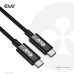 Club3D Kabel USB4 Gen3x2 Type-C Oboustranný kabel 8K60Hz, Data 40 Gbps, PD 240W(48V/5A) EPR M/M 2m