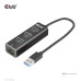 Club3D Rozbočovač, USB-A 3.2 Gen1 na 3x USB 3.1, Gigabit Ethernet