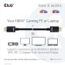Club3D Kabel HDMI 2.1 Ultra High Speed HDMI™ 4K120Hz, 8K60Hz, 2m
