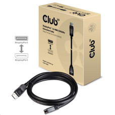 Club3D Kabel prodlužovací DisplayPort 1.4 HBR3 8K60Hz (M/F), 2m