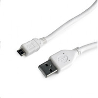 GEMBIRD Kabel USB A Male/Micro B Male 2.0, 0,5m, White, High Quality