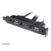 AKASA adaptér MB interní, Type-C USB3.1 Gen1 internal adapter cable + Type-A USB2.0  ports, 40 cm