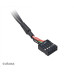 AKASA adaptér MB interní, Type-C USB3.1 Gen1 internal adapter cable + Type-A USB2.0  ports, 40 cm