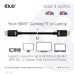 Club3D Adaptér HDMI 2.1 Ultra High Speed 4K120Hz, 8K60Hz, 48Gbps (M/M 1.5 m/4.92 ft)