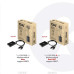 Club3D Adaptér aktivní DisplayPort na Dual Link DVI-D, USB napájení, 60cm, HDCP off