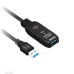 Club3D Kabel USB 3.2 Gen1 Active Repeater Cable M/F 28AWG, 5m
