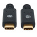 Manhattan USB-C kabel, USB 3.1, Gen 1, USB-C Male na USB-C Male, 5 Gbps, 2m, černá