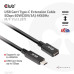 Club3D Prodlužovací kabel USB-C, 5Gbps, 60W(20V/3A), 4K60Hz (M/F), 1m