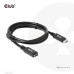 Club3D Prodlužovací kabel USB-C, 5Gbps, 60W(20V/3A), 4K60Hz (M/F), 1m