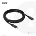 Club3D Prodlužovací kabel USB-C, 4K 60Hz (M/F), 2m
