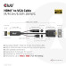 Club3D kabel HDMI na VGA, M/M, 28AWG, 2m