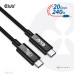 Club3D kabel USB-C, Data 20Gbps, PD 240W(48V/5A) EPR M/M 2m