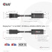 Club3D kabel DP 1.4 na HDMI, 4K120Hz nebo 8K60Hz HDR10, M/M, 3m