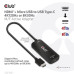 Club3D Adaptér HDMI + Micro USB na USB-C 4K120Hz/8K30Hz, Active Adapter M/F