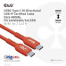 Club3D kabel USB-C, PD 240W(48V/5A) EPR M/M 1m