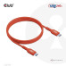 Club3D kabel USB-C, PD 240W(48V/5A) EPR M/M 1m