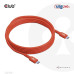 Club3D kabel USB-C, PD 240W(48V/5A) EPR M/M 4m