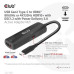 Club3D Adaptér USB-C na HDMI 8K60Hz/4K120Hz, Active Adapter M/F, PD 3.0, HDR10+ a DSC 1.2