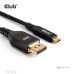 Club3D Kabel USB-C na DisplayPort 2.1, 10K60Hz, DSC1.2, UHBR10, 1m