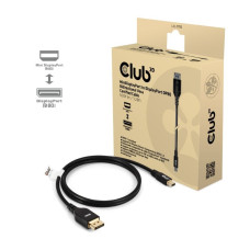 Club3D Kabel MiniDisplayPort na DisplayPort 2.1 Certifikovaný, Oboustranný, 10K60Hz, DSC1.2, UHBR10, 1m