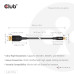 Club3D Kabel MiniDisplayPort na DisplayPort 2.1 Certifikovaný, Oboustranný, 10K60Hz, DSC1.2, UHBR10, 1m