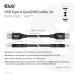 Club3D Kabel USB 3.2 Gen2 Typ-A, 3A M/M, 50 cm