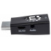 Manhattan adaptér HDMI na VGA, Micro Converter, HDMI Male na VGA Female, audio, černá