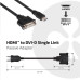 Club3D Adaptér pasivní HDMI na DVI-D Single Link (M/F), 22cm