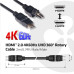 Club3D Kabel HDMI 2.0 4K60Hz UHD, 360 otočné konektory (M/M), 2m