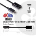 Club3D Adaptér aktivní DisplayPort 1.4 na HDMI 2.0b, HDR, 19cm