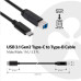 Club3D Kabel USB 3.1 typ C Gen2 na USB typ B (M/M), 1m